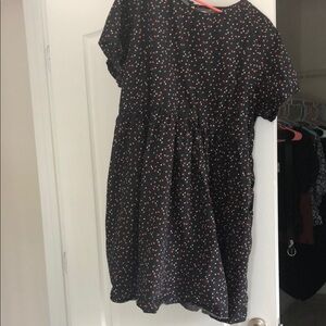 Charming Black Polka Dot Dress